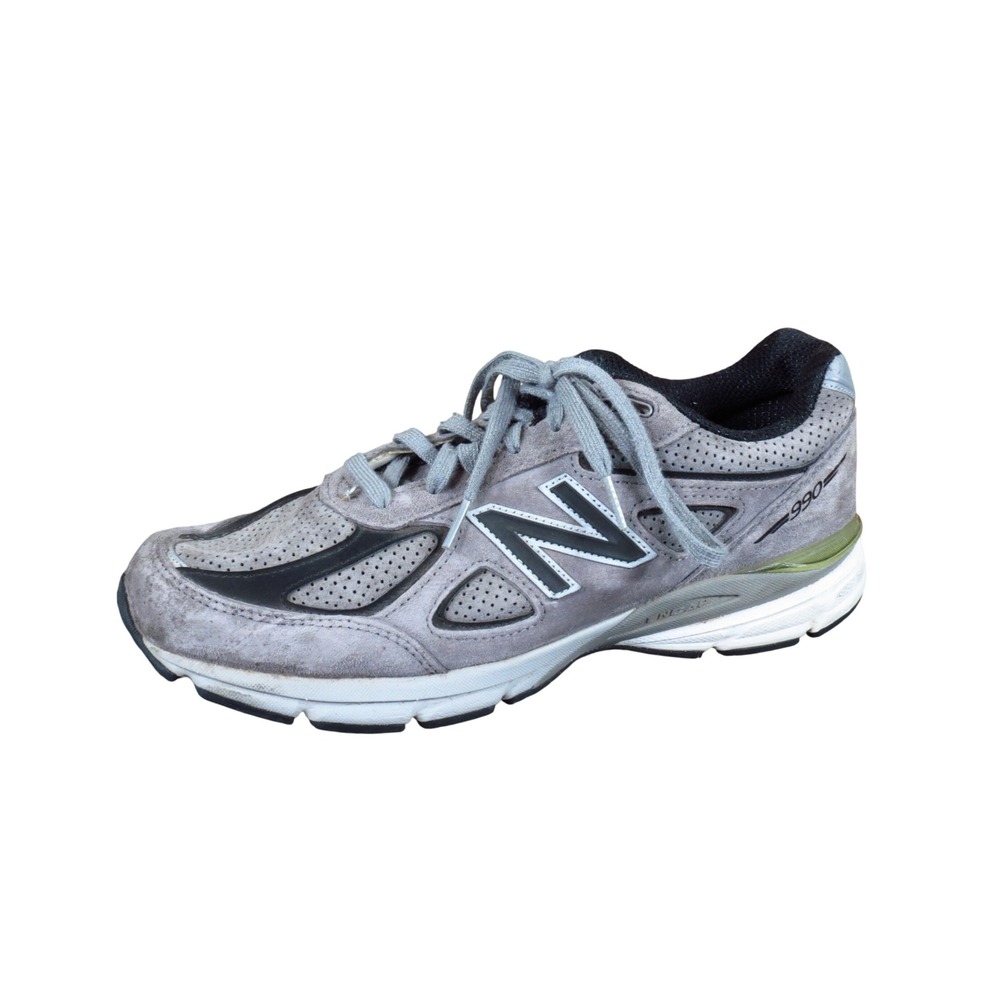 New Balance 990v4 Mens Running Shoes Size 10 Performance Marblehead Grey Suede